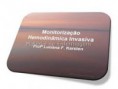 Monitorização Hemodinâmica Invasiva